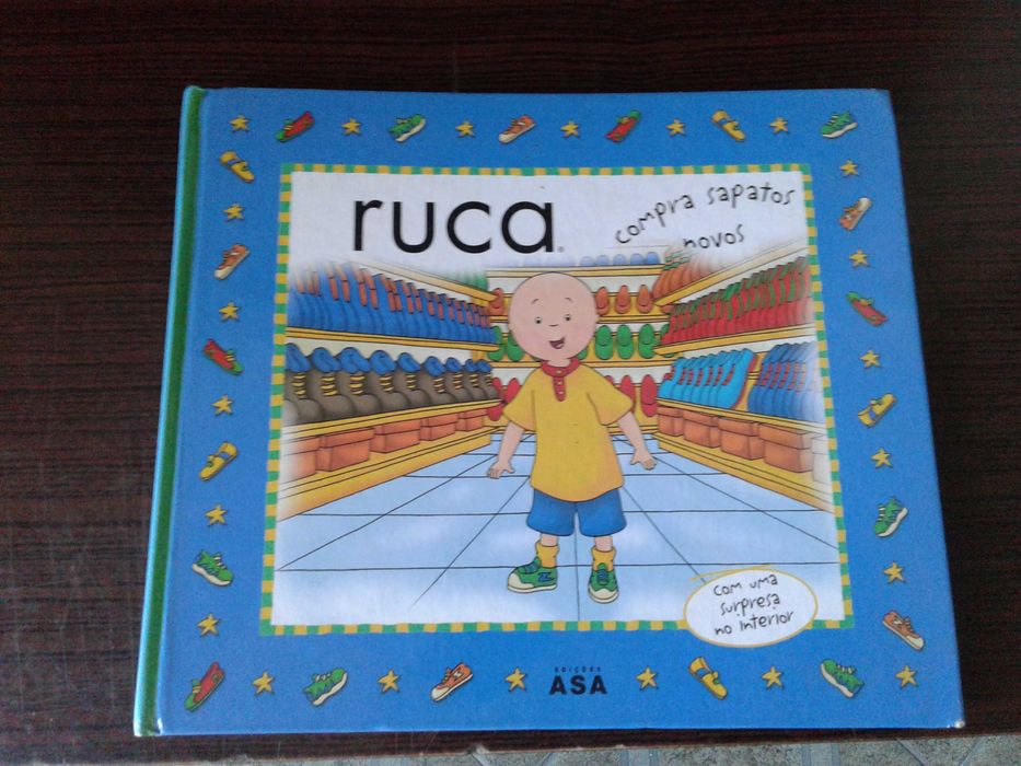 Livros da coleção surpresa do Ruca