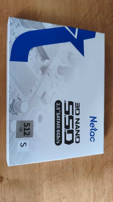 SSD 2.5" SATA III Netac 512gb новий