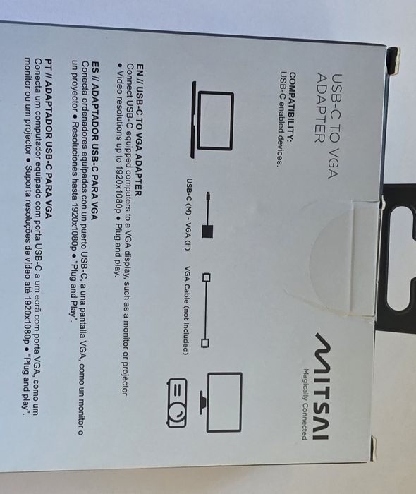 Adaptador USB-C para VGA Mitsai