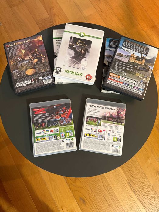 Gry komputerowe na PC DVD oraz PS3, używane.