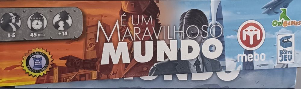 Jogo de tabuleiro É um maravilhoso mundo