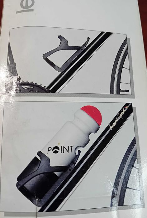 Koszyk, bidon i zestaw narzędzi do naprawy roweru/Zestaw retro 3 w 1/.