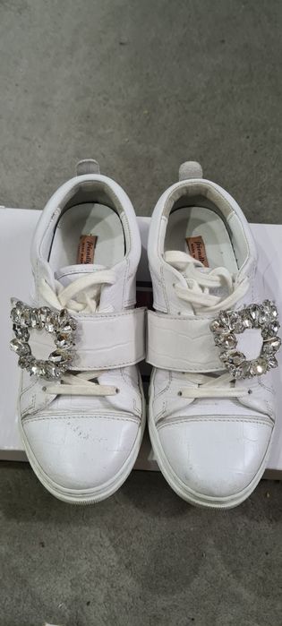 Sapatilhas brancas menina marca Friendly Fire