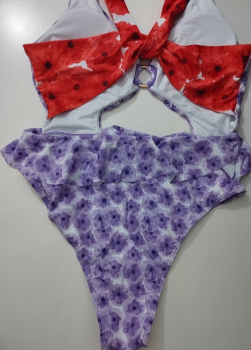 Fato de banho/Trikini Roxo Novo