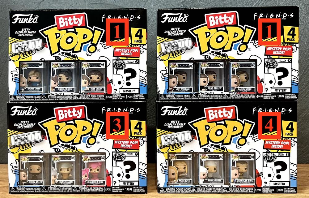 Funko Bitty Pop! Friends 4-Pack