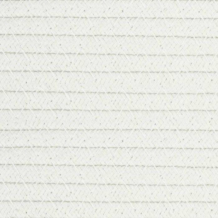 Vidaxl Kosz Do Przechowywania, Szaro-Biały, Ø51X33 Cm, Bawełna