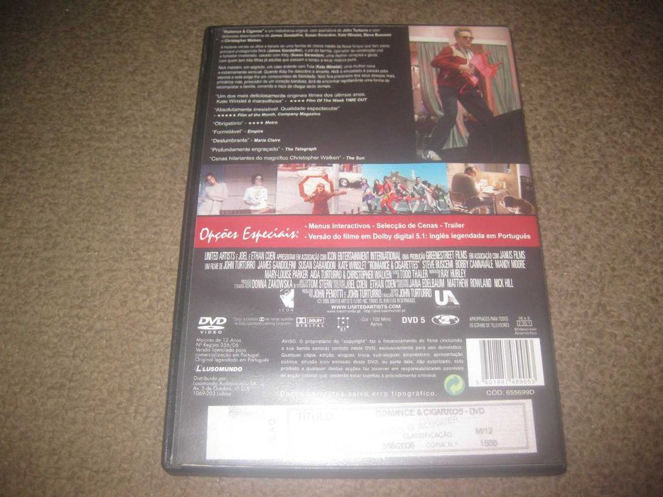 DVD "Romance & Cigarros" de John Turturro