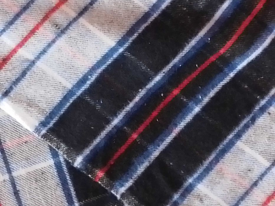Kupon materiału flanela z PRL  na koszulę , bluzkę itp. - 200 x 90 cm