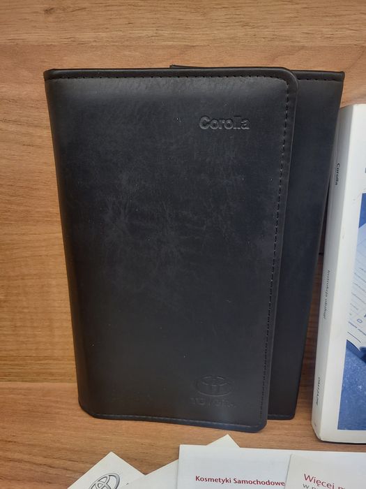 Instrukcja obsługi Toyota Corolla X generacja etui PL