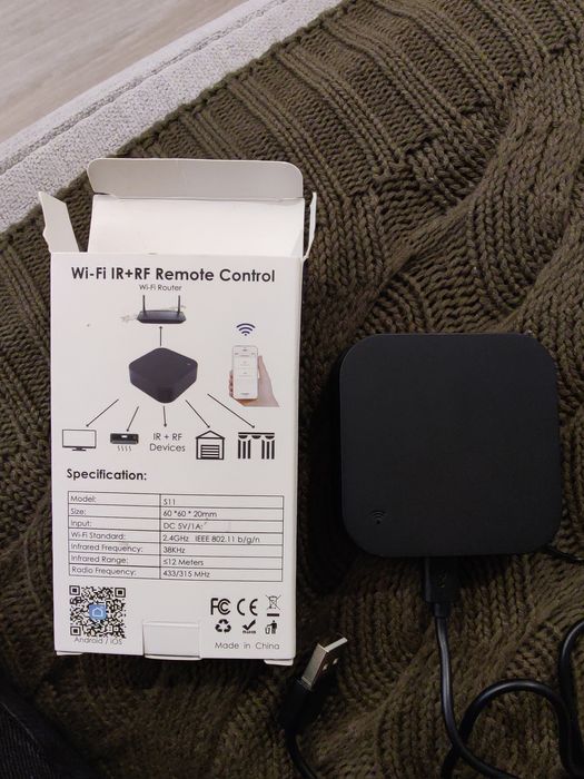 Controlador Remoto Infravermelhos + RF Wi-Fi SmartLife Google Alexa