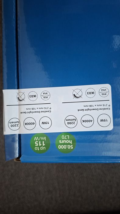 Oprawa LED Philips CoreLine Downlight Gen4 19W 2200lm 4000K NOWA