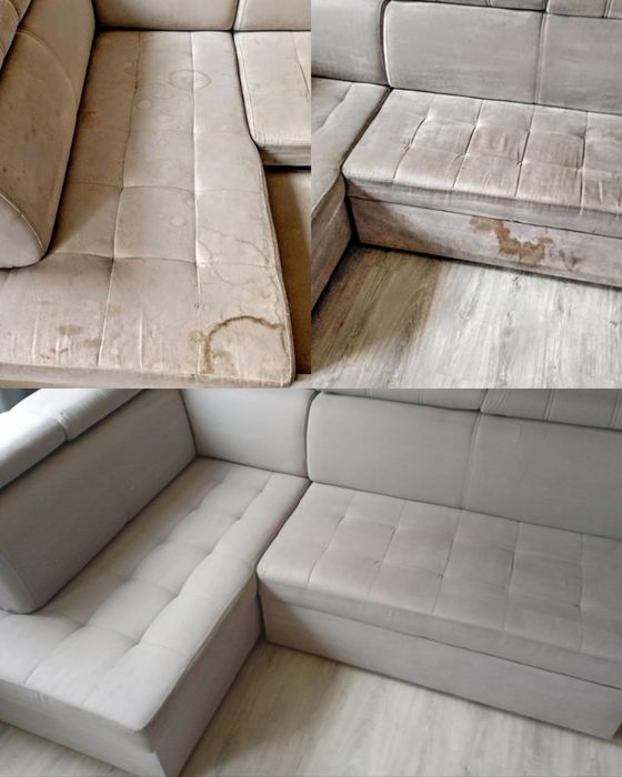 Pranie kanap / narożników / tapicerki / usuwanie zapachu i plam