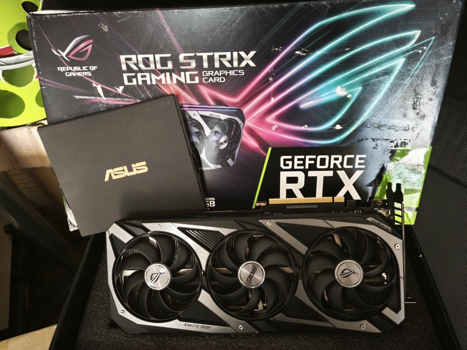 Placa Gráfica Asus Rog Strixx RTX 3060 12GB