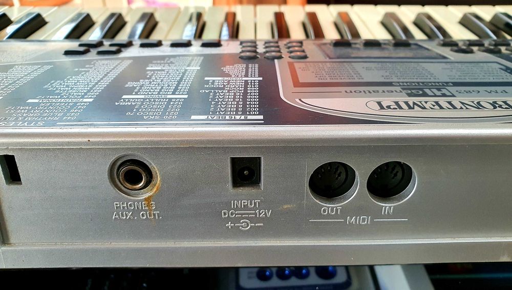 Keyboard Bontempi z nagrywaniem, MIDI, świetne do nauki