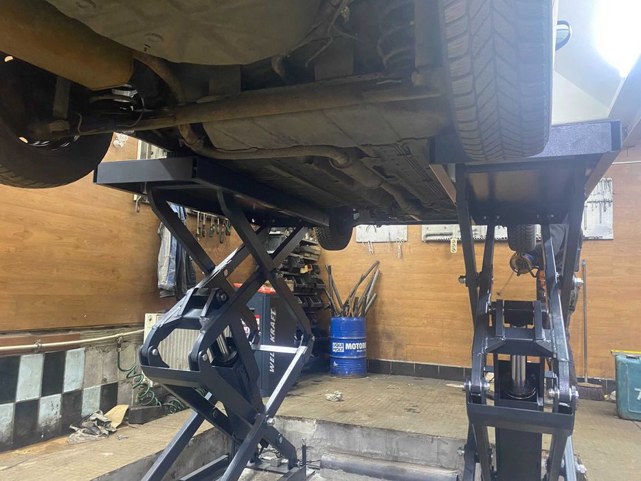 Подъемник ножничный 3-3.5т Well Kraft 301MS/305MS( встраиваемый ). ТОП