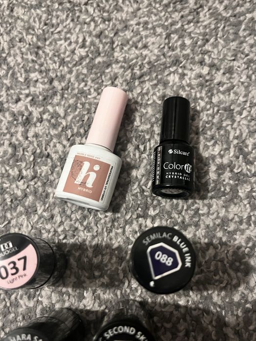 Zestaw Lakiery hybrydowe semilac hi hybryd neonail