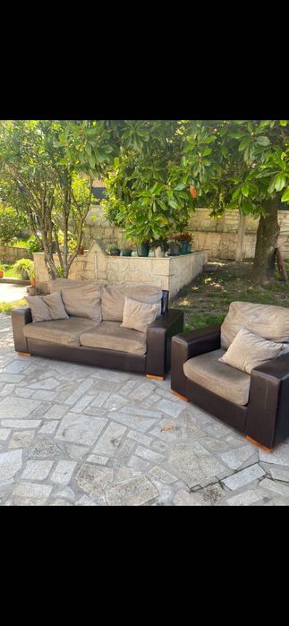 Sofá 2 lugares + 1 cadeirão