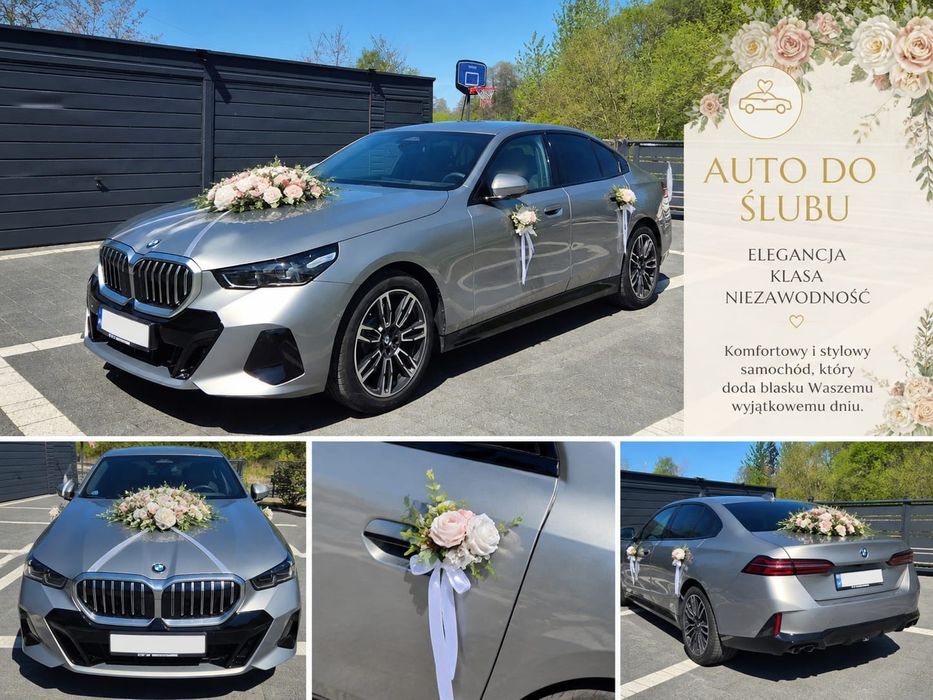 BMW DO ŚLUBU | wynajem z kierowcą i elegancja i styl.