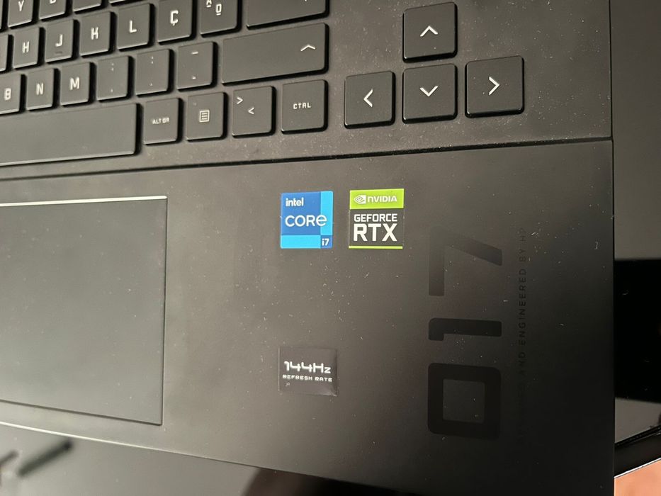 Portátil Gaming HP Omen i7 + RTX + 144Hz (Como Novo)