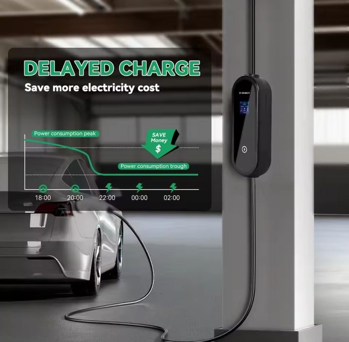 Зарядний пристрій IPENGEN 32A 7kW Type 2 Ev charger для електромобілів ЄВПОПА, регулювання струму 8-32A зарядка
