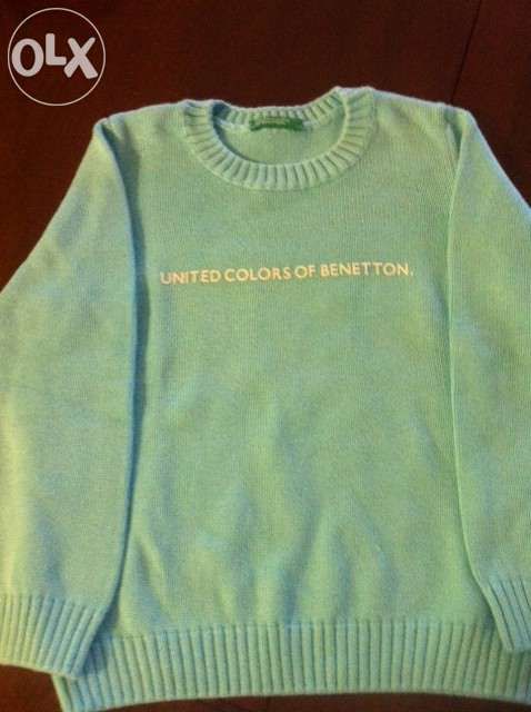 Turquoise Sweatshirt/T-shirt T2 Benetton