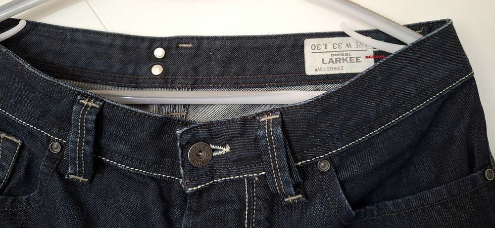 Diesel Larkee Regular Straight 0088Z. W 33, L 30. Stan idealny