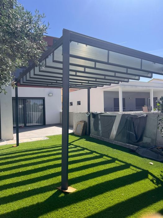 Pérgola de alumínio