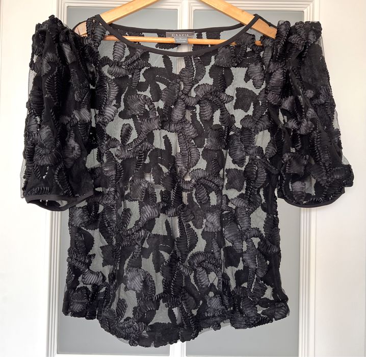Нарядный топ, летняя блузка, р. Xl