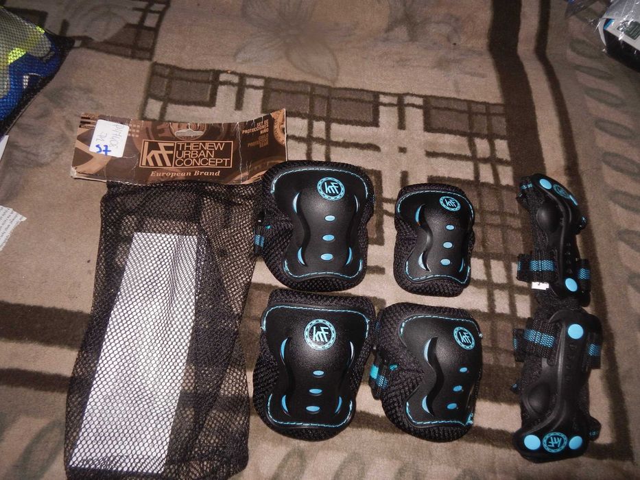 Wyprzedaż->Ochraniacze dla dzieci rolki/rower/WROTKI zestaw KRF rozm S