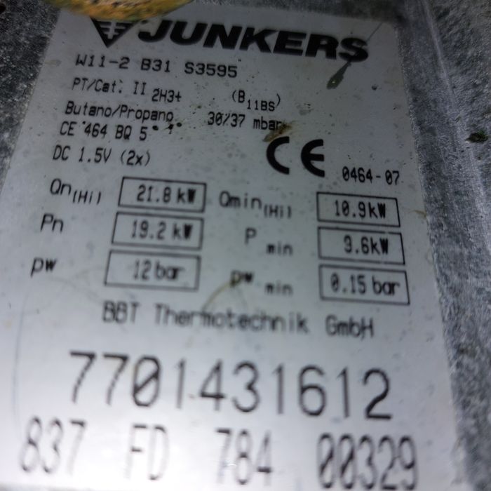 Esquentador Junkers usado