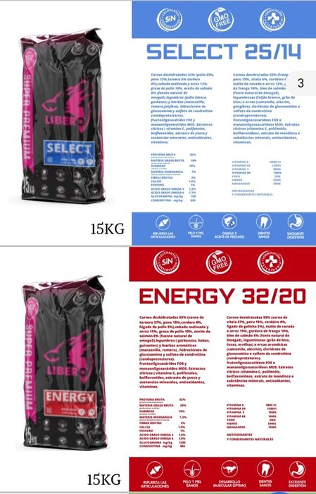 Ração cães super premium alta qualidade