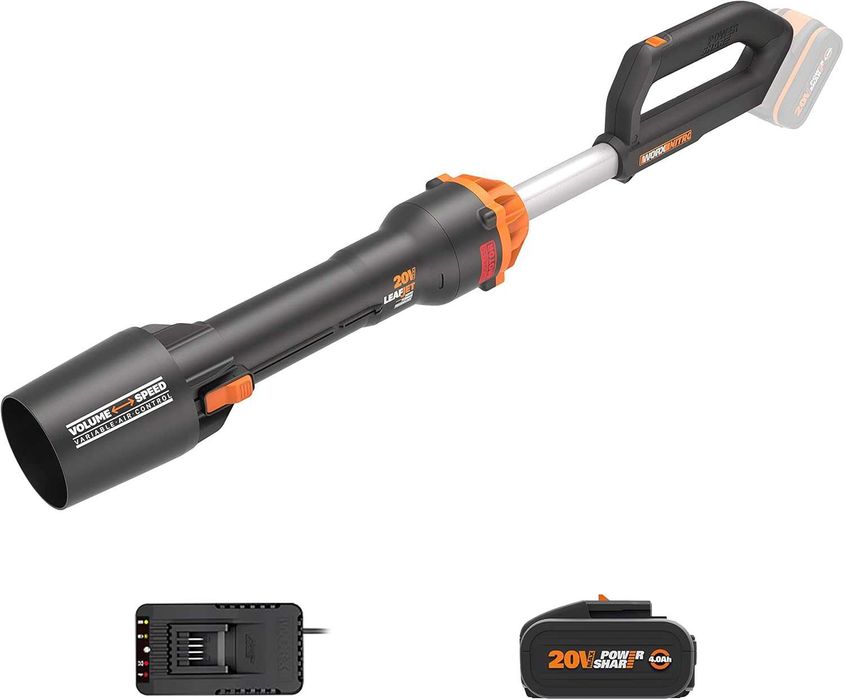 WORX WG543E Nitro LeafJet 20V – dmuchawa do liści (uszkodzona, na części lub do naprawy)