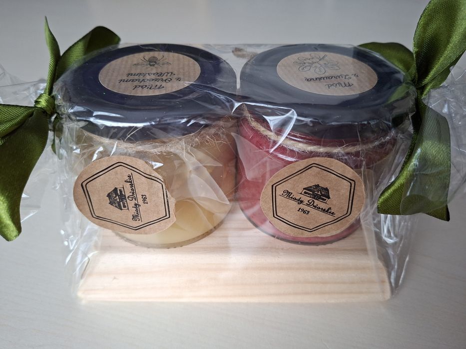 Zestaw prezentowy Miody Dworskie 2x250g