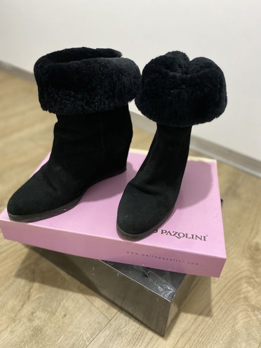 Черевики Carlo Pazolini натуральний замш та хутро