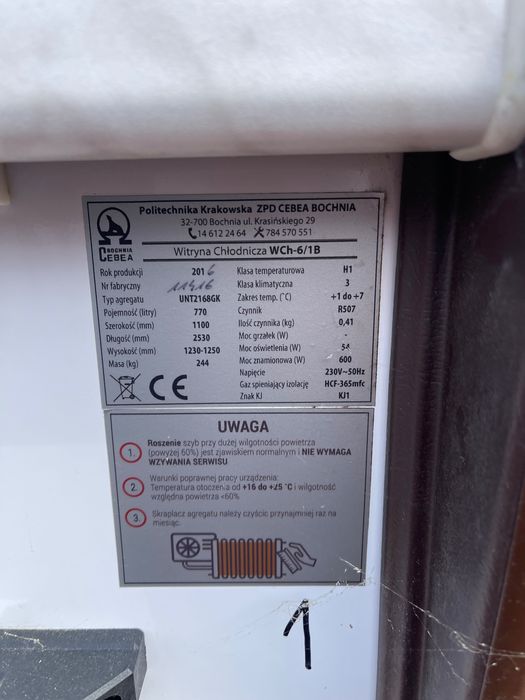 Lada chłodnicza Bochnia CEBEA