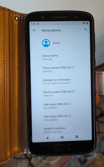 Telemóvel Motorola Moto g6