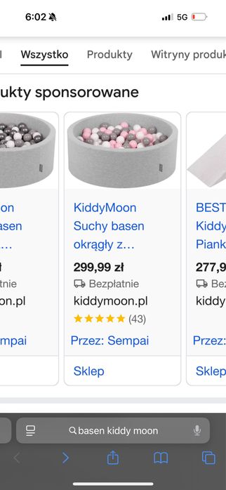 Basen z kulkami duży