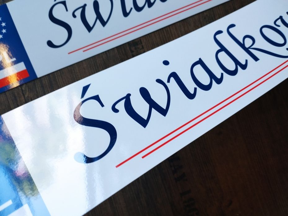 Tablice ślubne nowe świadkowie dwie sztuki