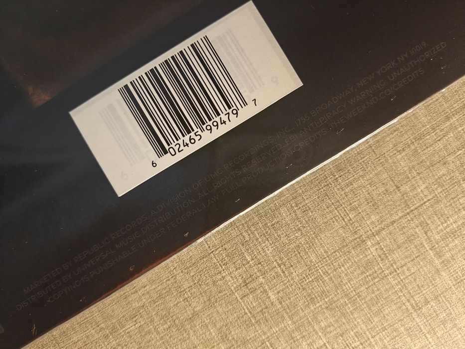 The Weeknd : Hurry Up Tomorrow LIMITED CLEAR LP / Вініл Vinyl