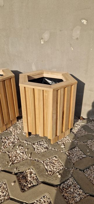 Donice drewniane doniczki