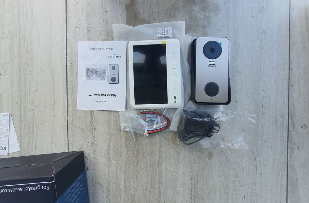 Vídeo Porteiro Tela 7 lcd com 4 fios