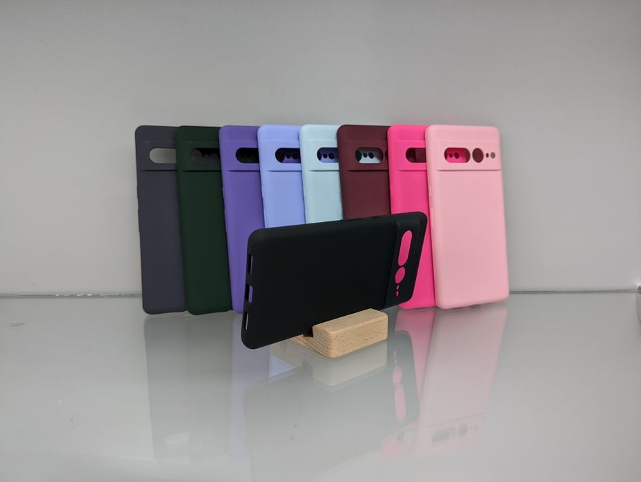 Google Pixel 7 Pro Противоударный чехол микрофибра Премиум софт тач