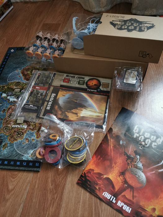 Лють крові / Blood Rage. Чаклуни Мідґарду. Настільна гра з доповненням