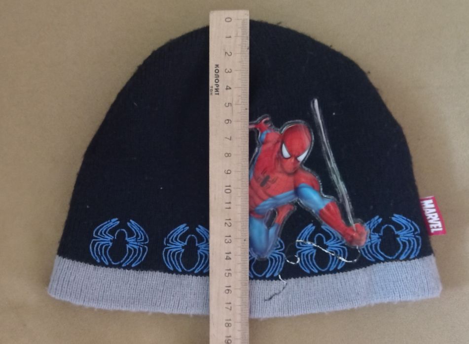 Комплект шапка Spiderman оригінал і шарф