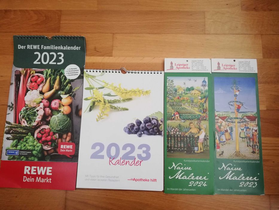 Calendário Parede Alemães