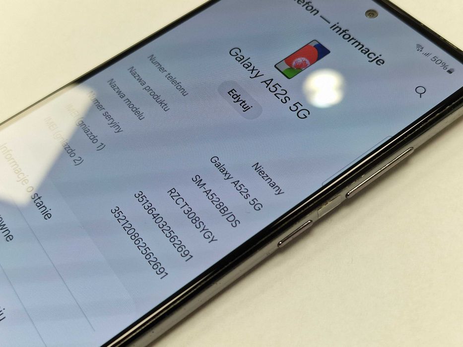 Samsung Galaxy A52s 5G D/S/ 6GB/ 128GB/ Awesome Black/ Grade C + łado