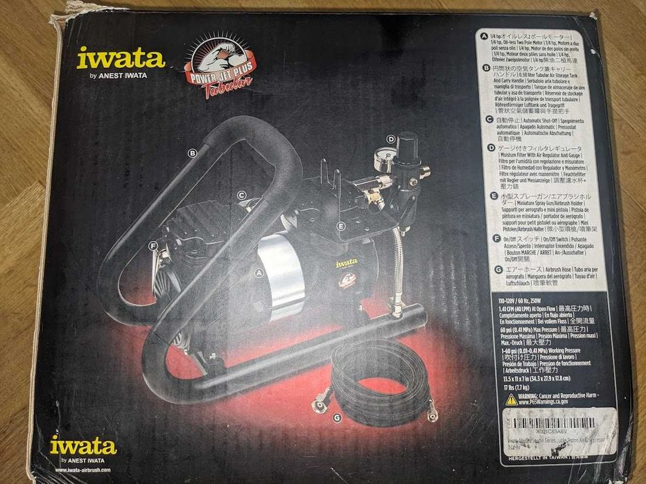 Компресор Iwata SMART JET PLUS Tubular IS-925HT