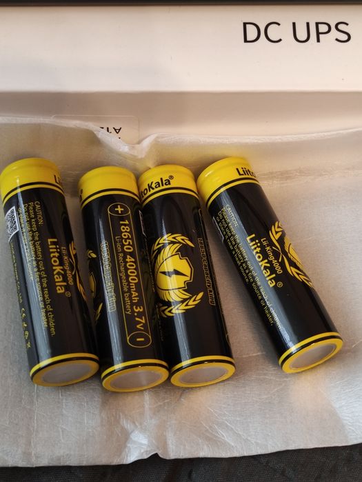 Дбж для роутера 18W + Акумулятори Litokala на (4000*4) 16000ma/г!!!