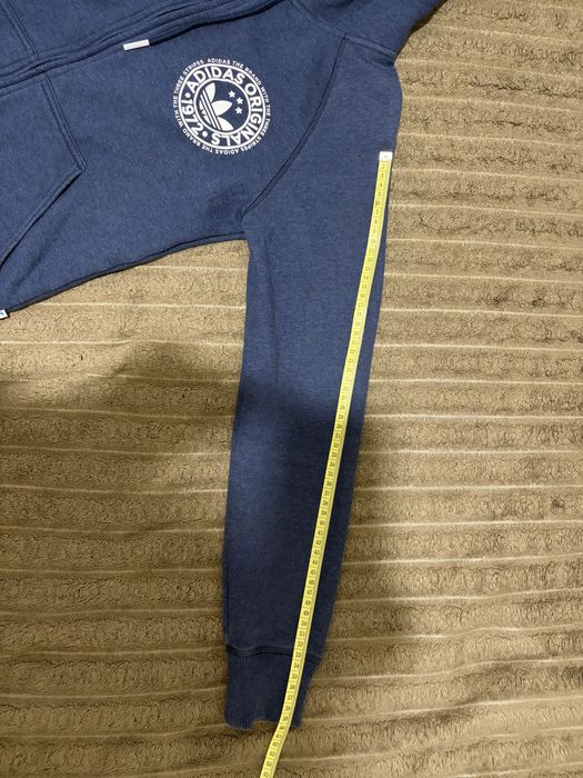 Зіп-худі Adidas р.164 / L / 11-12-13 синій меланж