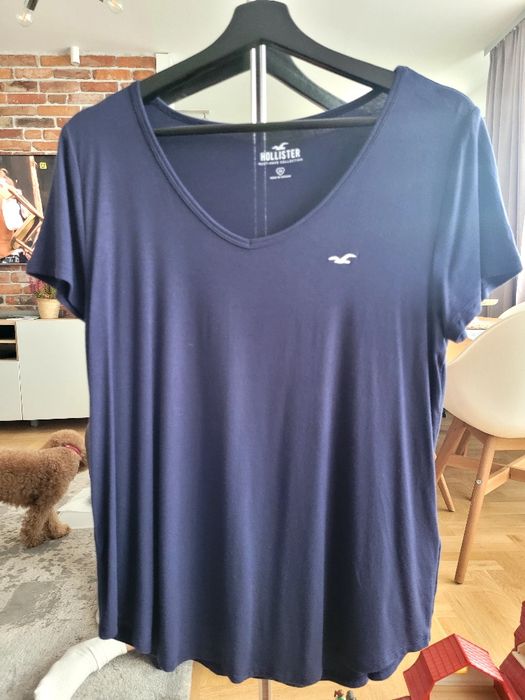 Koszulki hollister v-neck M nowe 2 sztuki